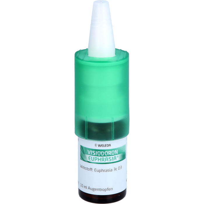 WELEDA Visiodoron Euphrasia Augentropfen bei geröteten, gereizten und tränenden Augen, 10 ml Lösung