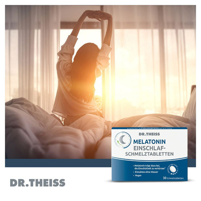 Dr. Theiss Melatonin Einschlaf-Schmelztabletten, 30 pc Tablettes