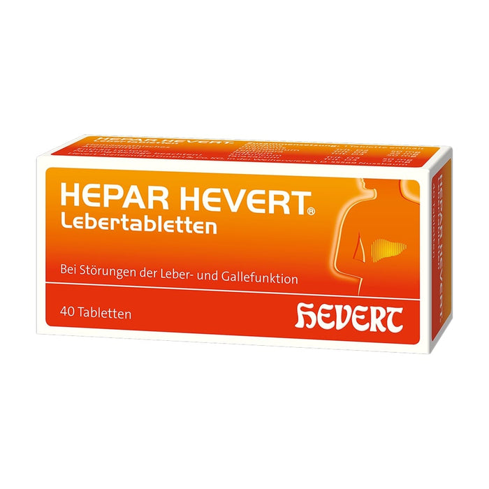 Hepar Hevert Lebertabletten, 40 St. Tabletten