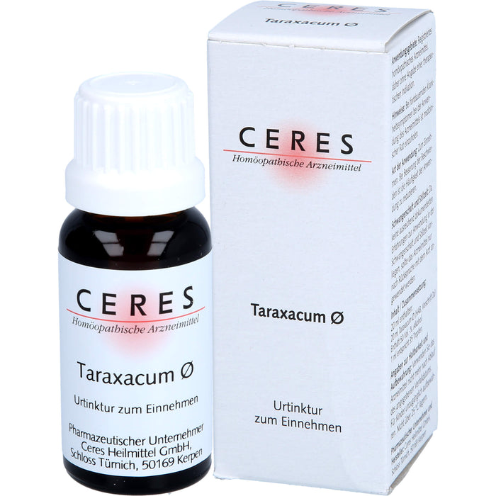 CERES Taraxacum ø Urtinktur, 20 ml Lösung