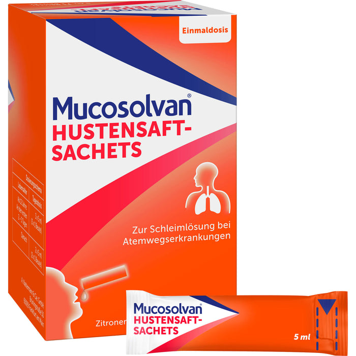 MUCOSOLVAN Hustensaft-Sachets, 21 pcs. Sachets