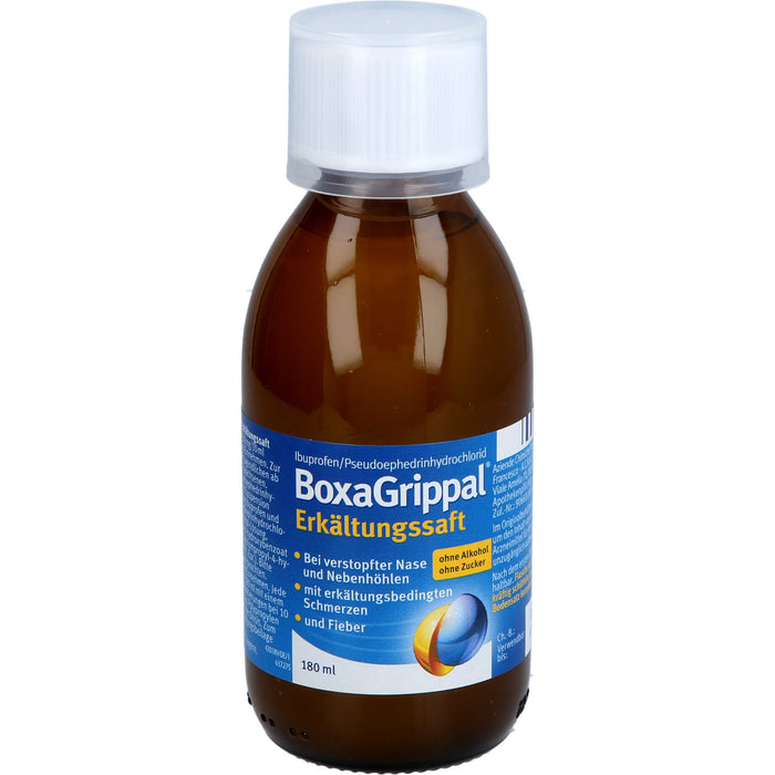 BoxaGrippal Erkältungssaft, 180 ml Lösung