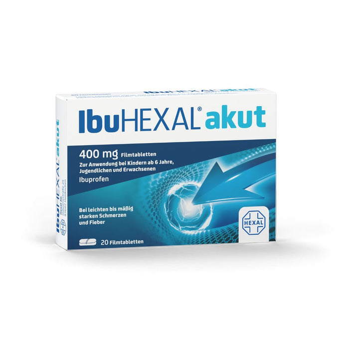 IbuHEXAL akut 400 mg, 20 St. Tabletten