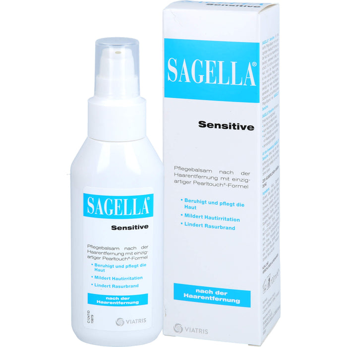 SAGELLA sensitive Pflegebalsam nach der Haarentfernung, 100 ml Cream