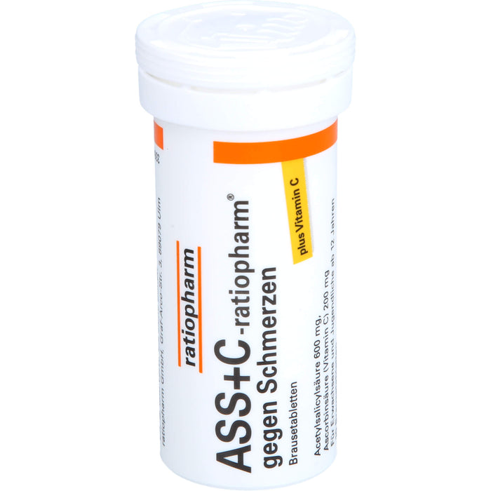 ASS+C-ratiopharm Brausetabletten gegen Schmerzen, 20 St. Tabletten