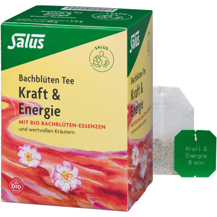 Salus Bachblüten Tee Kraft & Energie bio, 15 pcs. Filter bag