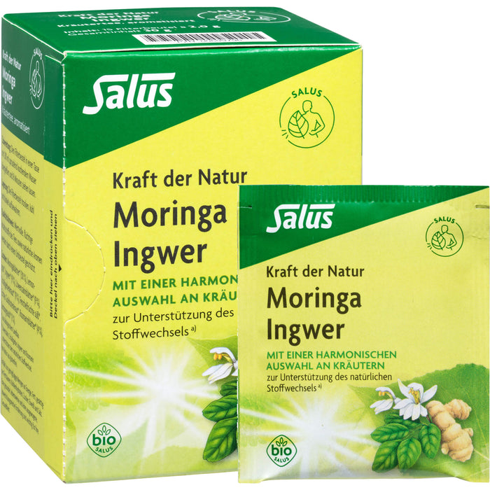 Moringa Ingwer Kräutertee Kraft der Natur Salus, 15 St FBE