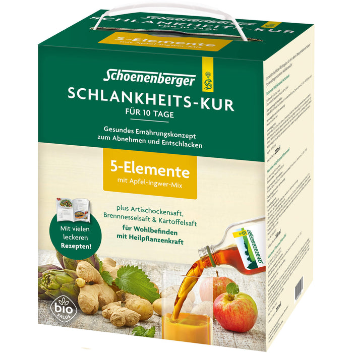 Schlankheits-Kur 5 Elemente Schoenenberger, 1 P SAF