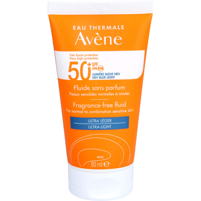 Avene Sonnenflu 50+ O Duft, 50 ml EMU