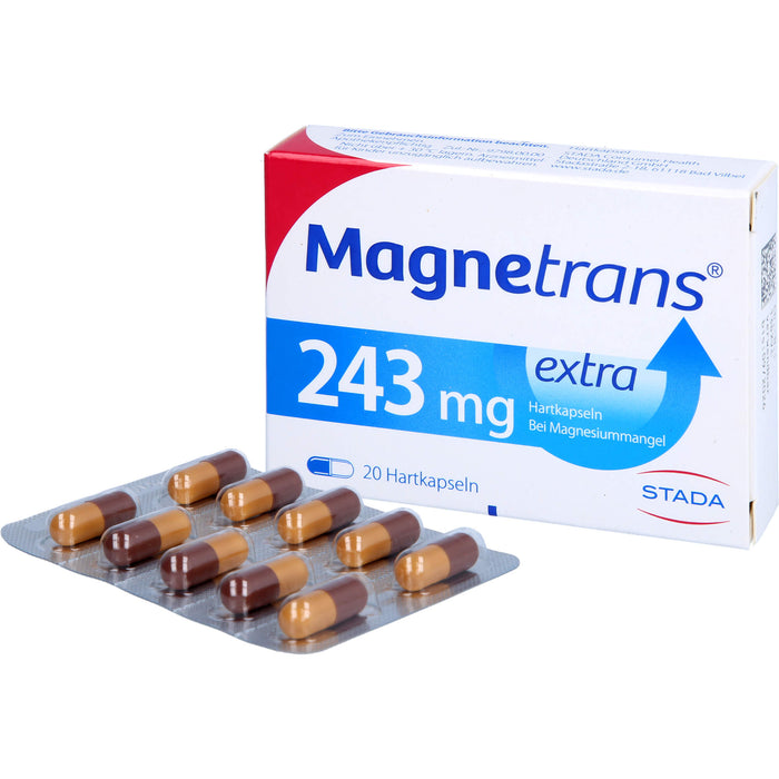 Magnetrans extra 243 mg Hartkapseln bei Magnesiummangel, 20 St. Kapseln