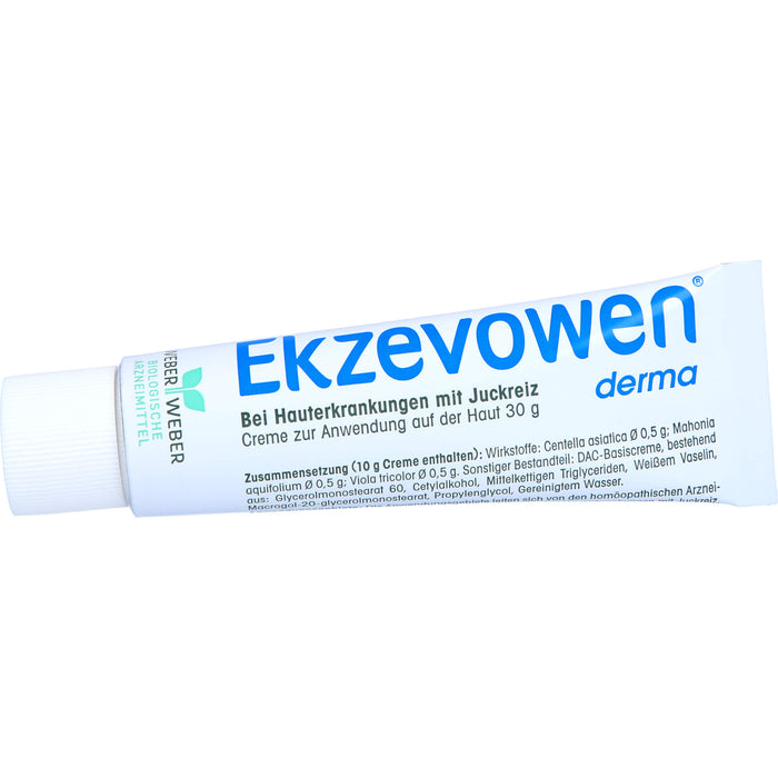 Ekzevowen derma Creme bei Hauterkrankungen mit Juckreiz, 30 g Cream