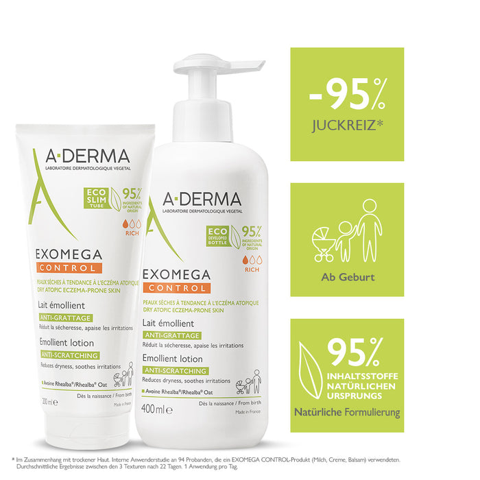 A-DERMA EXOMEGA CONTROL Creme rückfettend, 200 ml Creme