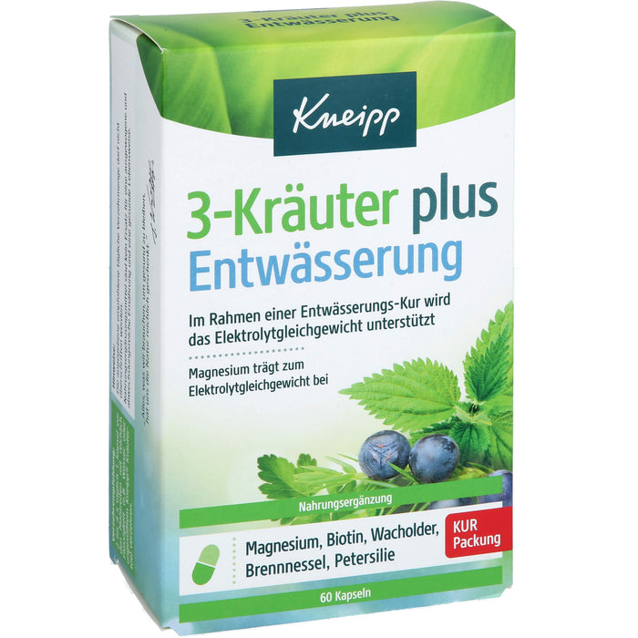 Kneipp 3-Kräuter plus Entwässerung, 60 St KAP