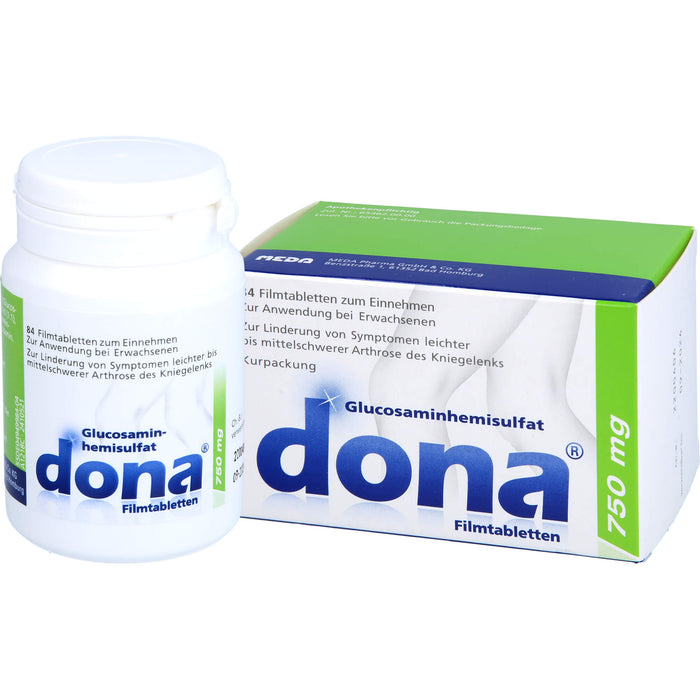 dona 750 mg Tabletten bei Arthrose des Kniegelenks, 84 pc Tablettes