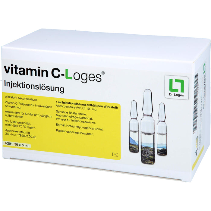 Vitamin C-Loges Injektionslösung, 50 pcs. Ampoules